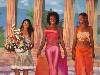 MHJ 1 (492Wx369H) - Terri MJW Beach Beauty 2005, 1st runner-up, poses with winner, Peta-Gaye Walker, and 3rd place, Sharice Fernander. 